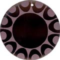 Tab shell round in purple