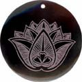 Tab shell round in purple