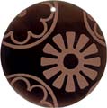 Tab shell round in red