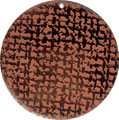 Tab shell round in red Tab shell round in red