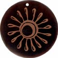 Tab shell round in red