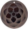 Tab shell round in toffee
