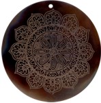 Tab shell round in toffee