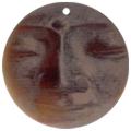 Tab shell round in toffee
