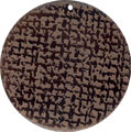 Tab shell round in toffee