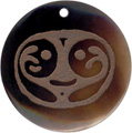 Tab shell round in toffee