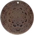 Tab shell round in toffee