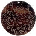 Tab shell round in toffee