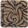 Tab shell square in gold