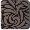 Tab shell square in toffee