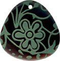 Tab shell triangle in green