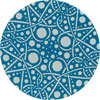 Turquoise Aluminum Round
