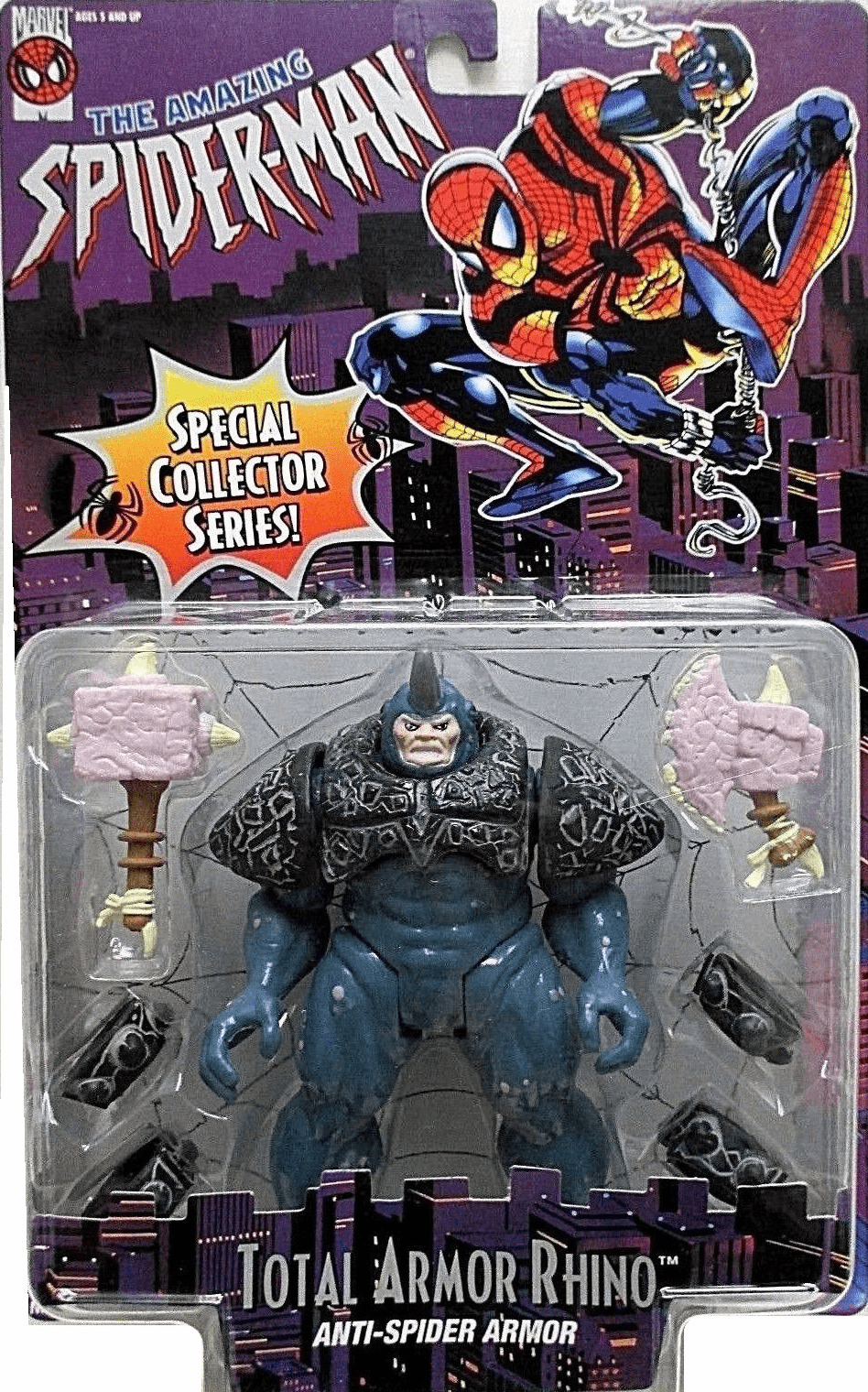 Amazing Spider-Man Animated Series Total Armor Rhino Figure