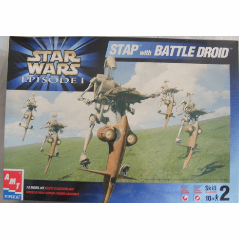 AMT ERTL Star Wars Episode I STAP with Battle Droid Model Kit