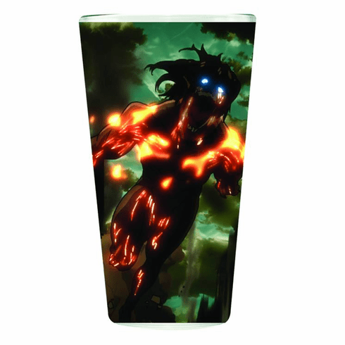 Attack on Titan Eren Glow-in-the-Dark Pint Glass