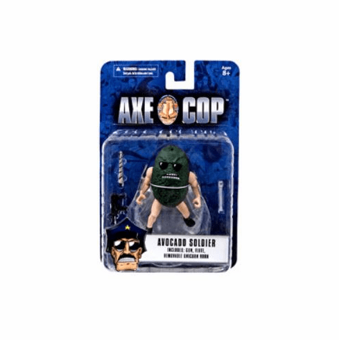 Axe Cop Series 1 Avocado Soldier Figure