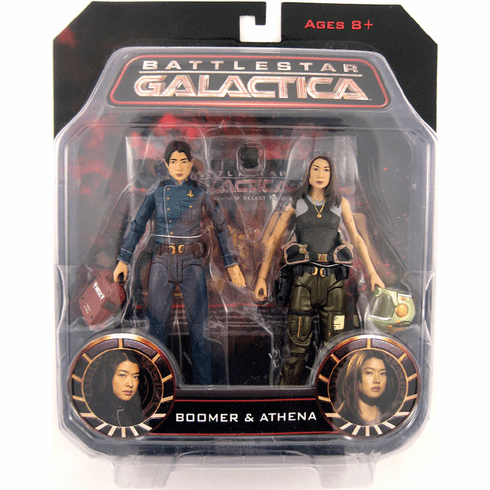 Battlestar Galactica Boomer and Athena Two Pack Action Figure Set
