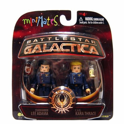Battlestar Galactica Kara Thrace & Commander Lee Adama Minimates