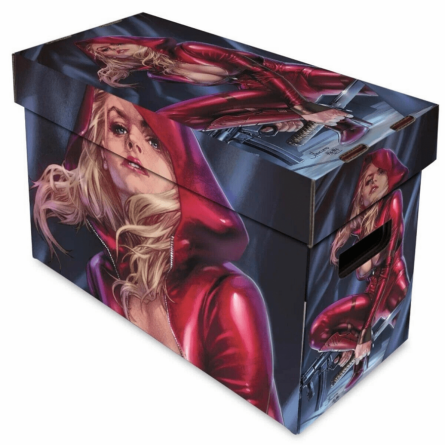 BCW Red Agent Short Storage Comic Box