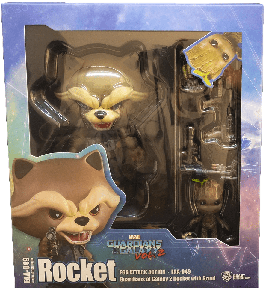 Beast Kingdom Guardians of the Galaxy 2 Rocket Racoon with Baby Groot