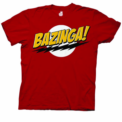 Big Bang Theory Bazinga with Cape T-Shirt
