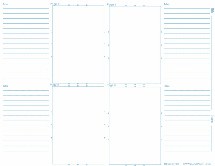 Blue Line Pro Layout Pages Pro Letter Size Sheets
