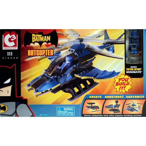 C3 Construction Batman Batcopter Set