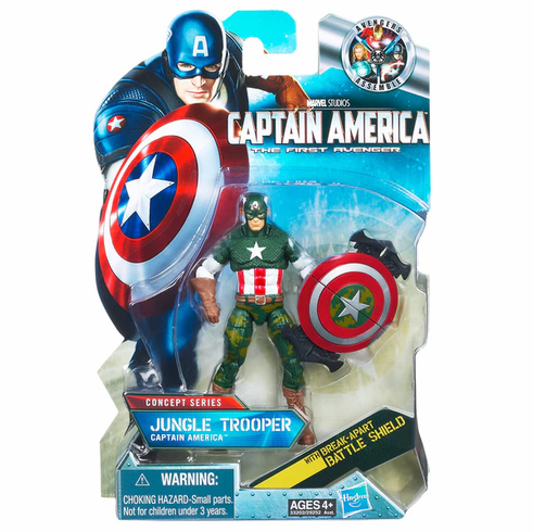 Captain America Movie Concept Series Jungle Trooper Captain America Figure