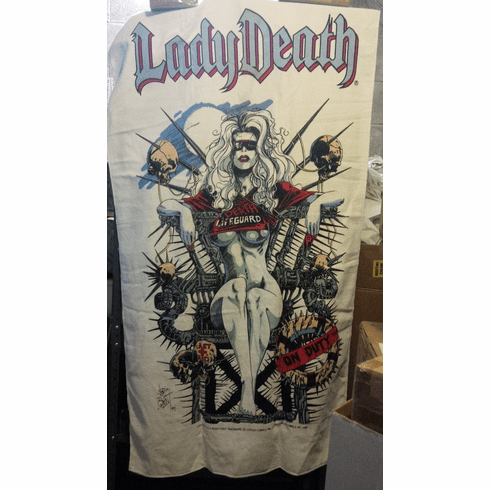 Chaos! Comics Lady Death Lifeguard Beach Towel