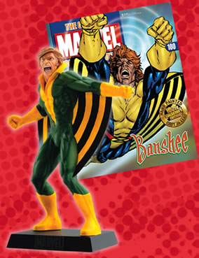 Classic Marvel Figurine Collection Magazine Banshee #100