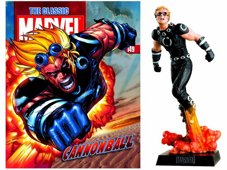 Classic Marvel Figurine Collection Magazine Cannonball #149
