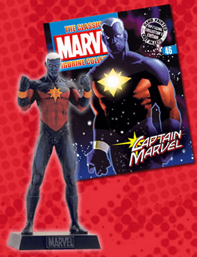 Classic Marvel Figurine Collection Magazine Captain Marvel #46