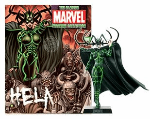 Classic Marvel Figurine Collection Magazine Hela #200