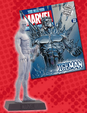 Classic Marvel Figurine Collection Magazine Iceman #33
