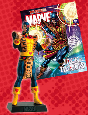 Classic Marvel Figurine Collection Magazine Jack of Hearts #121