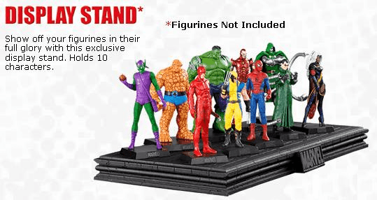 Classic Marvel Figurine Collection Magazine Plinth Base Stand