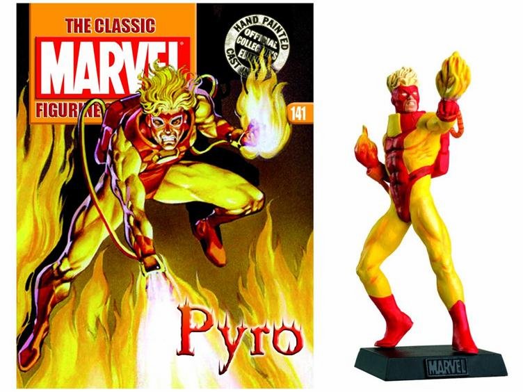 Classic Marvel Figurine Collection Magazine Pyro #141