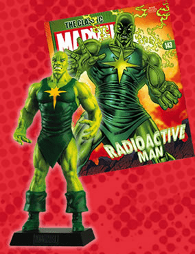Classic Marvel Figurine Collection Magazine Radioactive Man #143
