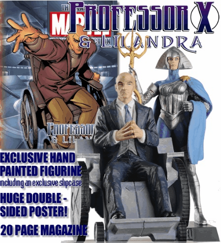 Classic Marvel Figurine Collection Magazine Special Professor X and Lilandra