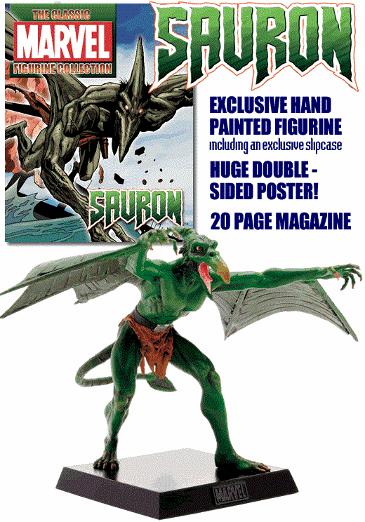 Classic Marvel Figurine Collection Magazine Special Sauron