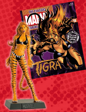 Classic Marvel Figurine Collection Magazine Tigra #118