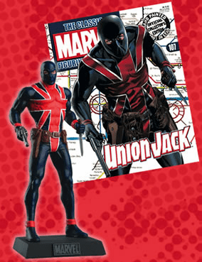 Classic Marvel Figurine Collection Magazine Union Jack #107