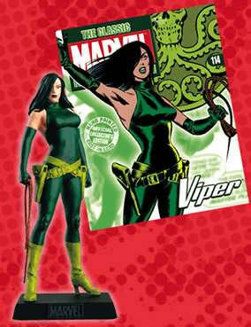 Classic Marvel Figurine Collection Magazine Viper #114