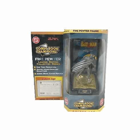 Comic Book Champions Fine Pewter Batman 1943 Statue