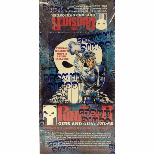 Comic Images The Punisher Guts and Gunpowder Trading Cards Sealed Box
