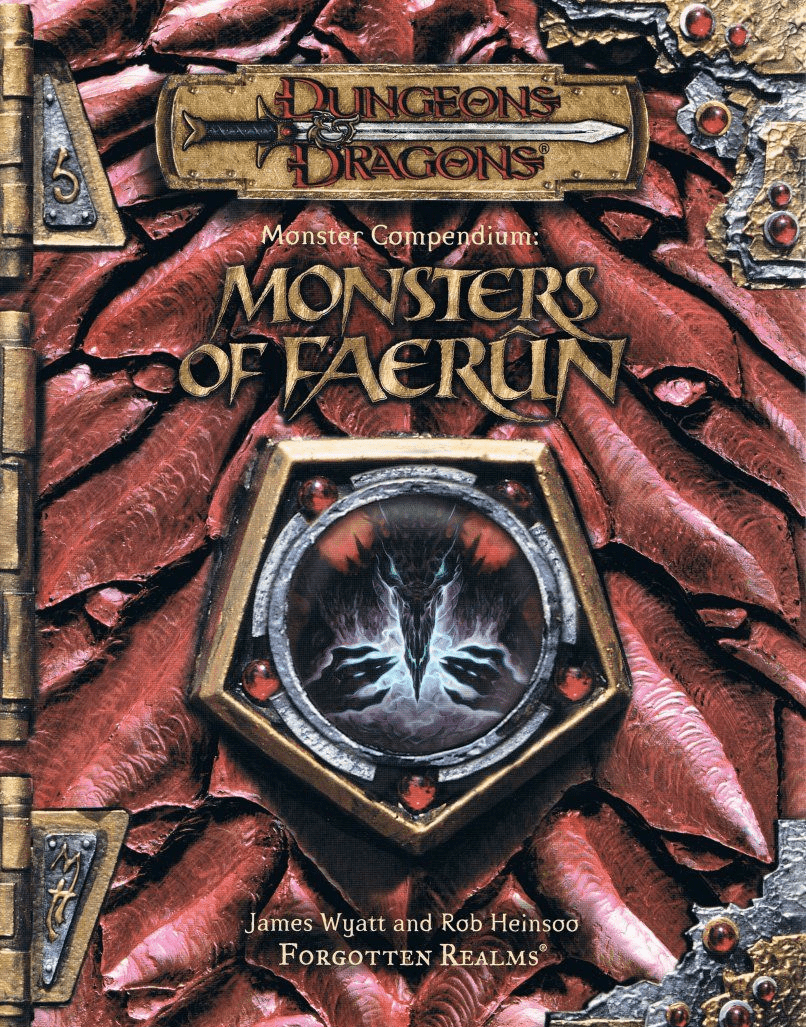 D&D Forgotten Realms Monster Compendium Monsters of Faerun Sourcebook