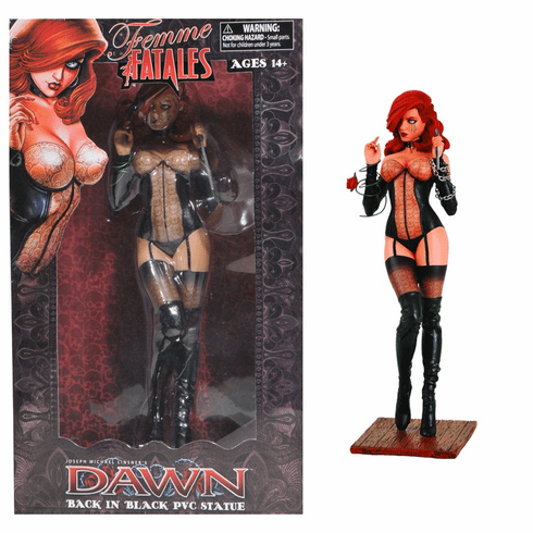 Dawn Femme Fatales Back in Black PVC Statue