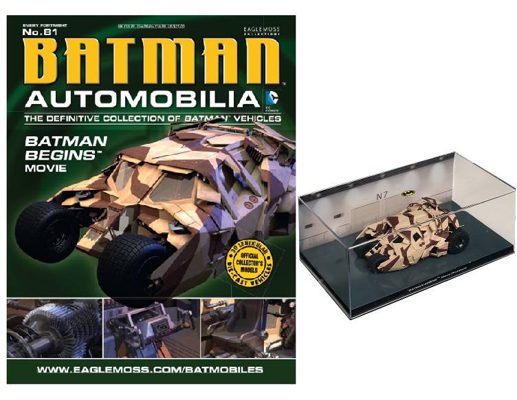 DC Batman Automobilia Collection Magazine Batman Begins Prototype