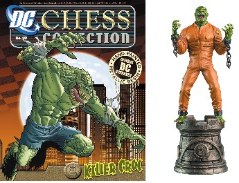 Dc Rooks DC Chess Collection Black Rook Killer Croc Magazine #30