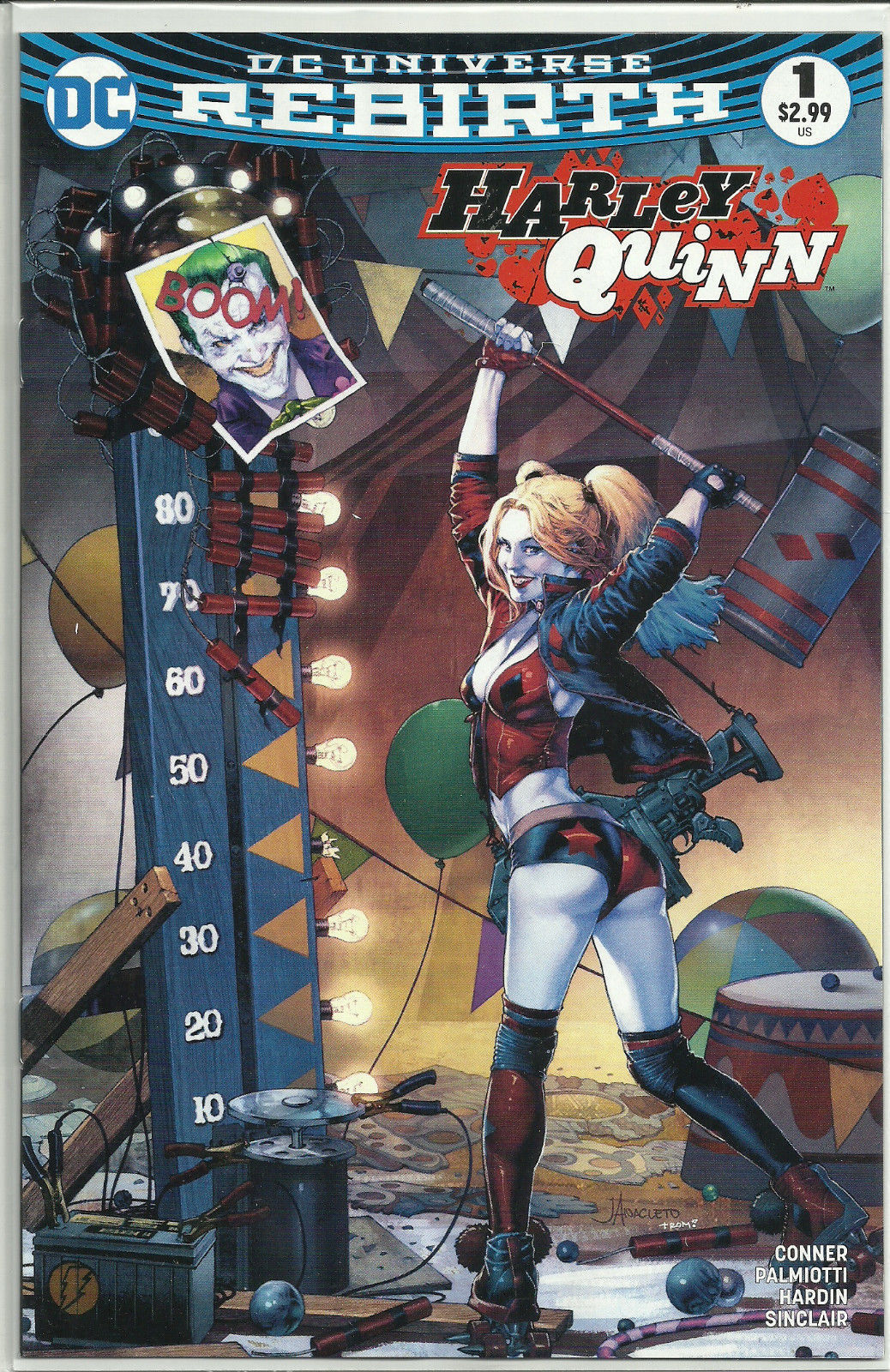 DC Comics 2016 Harley Quinn #1 Heroic Dreams Variant Comic Book